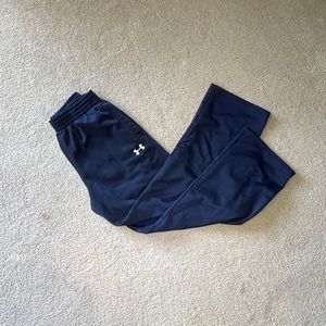 Under Armor, Full Length, Navy Blue Sweatpants